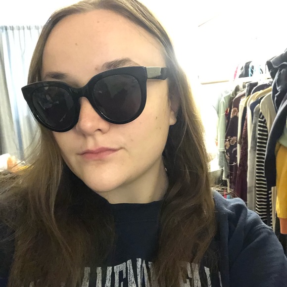 Marc Jacobs Black Cat Eye Sunglasses - Picture 6 of 7